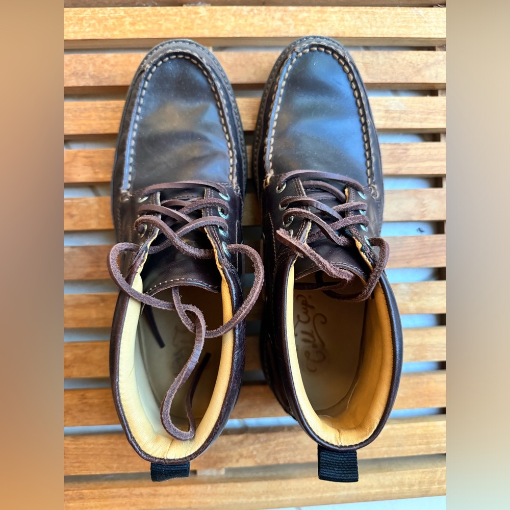 Men’s Sperry Authentic Original Lug Chukka Brown Leather Boots - size 9.5
